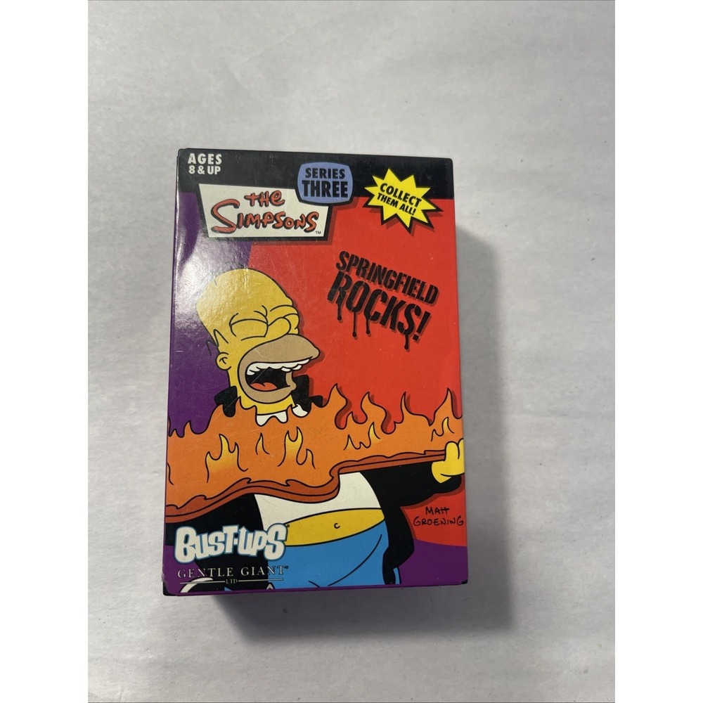 The Simpsons Gentle Giant Homer Simpson Bust-Ups Figure Series 3 Sealed NEW
